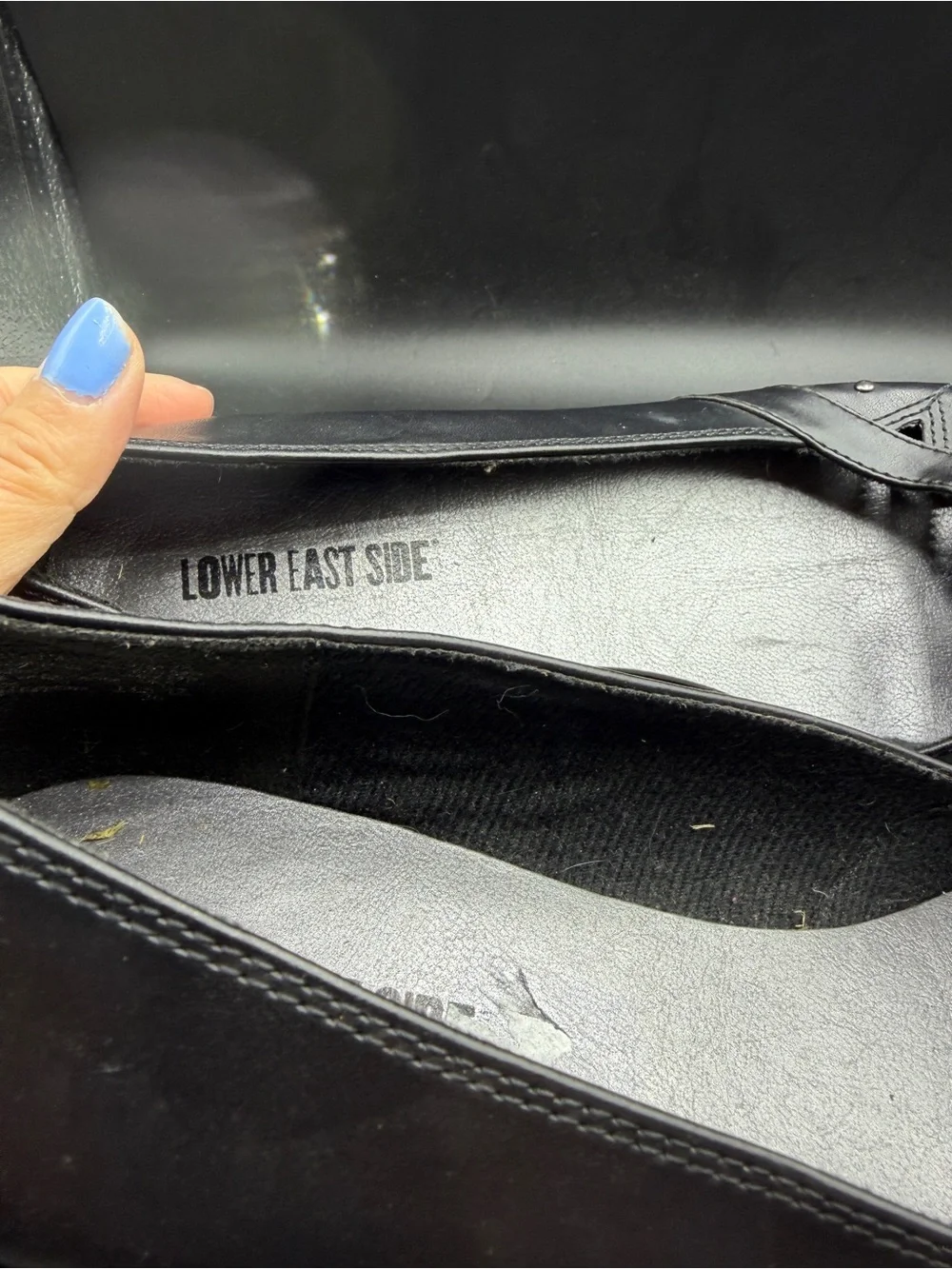 Lower east side Black Women's Flats